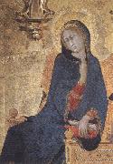 Simone Martini Annunciation (mk39) oil on canvas